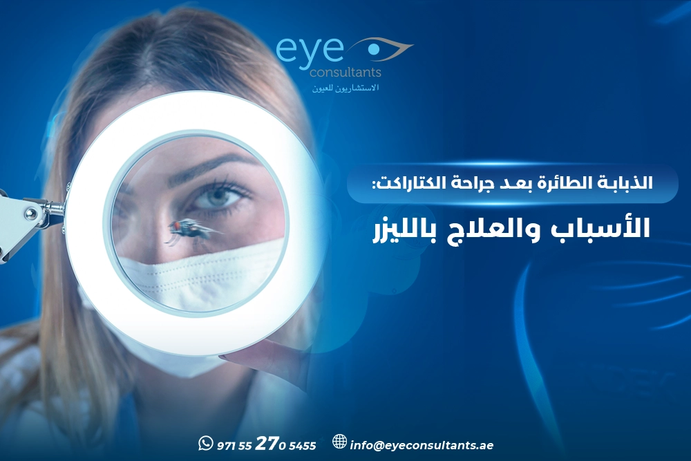 الذبابة الطائرة في العين