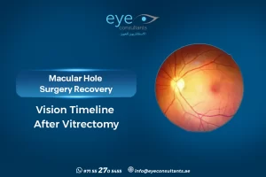 Macular Hole Surgery Recovery – Vision Timeline After Vitrectomy