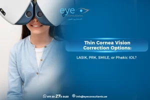 Thin Cornea Vision Correction Options – LASIK, PRK, SMILE, or Phakic IOL?