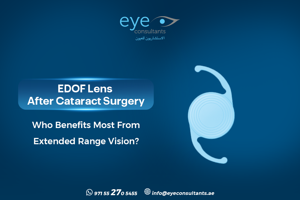 EDOF lens after cataract surgery
