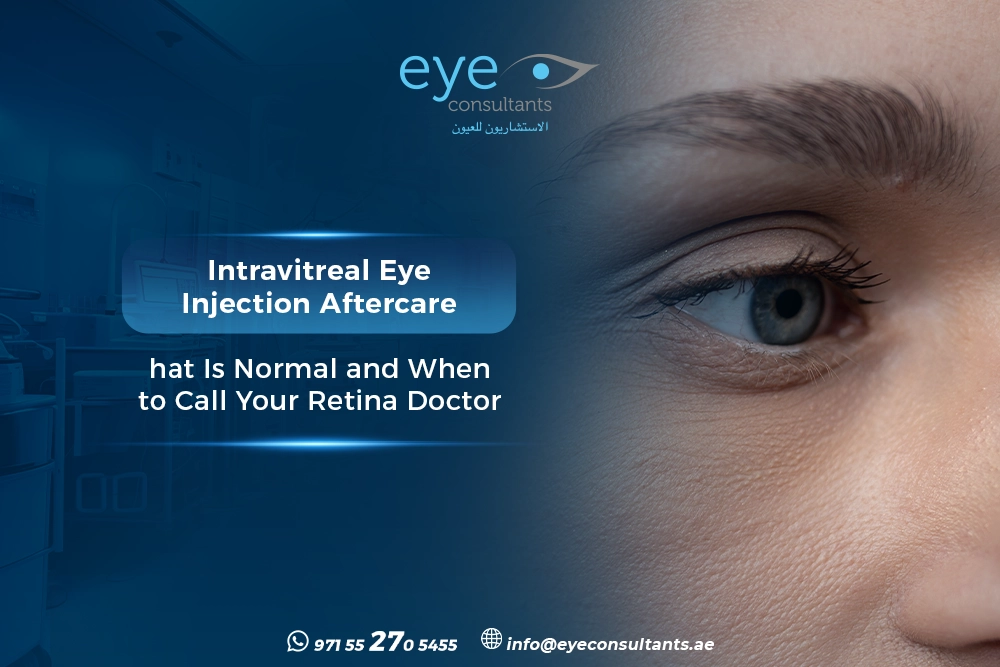 intravitreal eye injection aftercare
