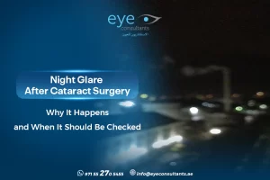 Night Glare After Cataract Surgery – Why It Happens and When It Should Be Checked