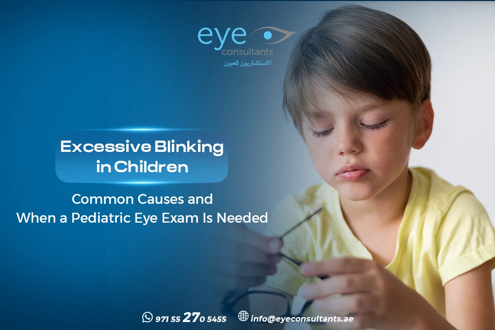 excessive blinking in children causes