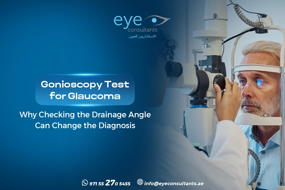 gonioscopy test for glaucoma