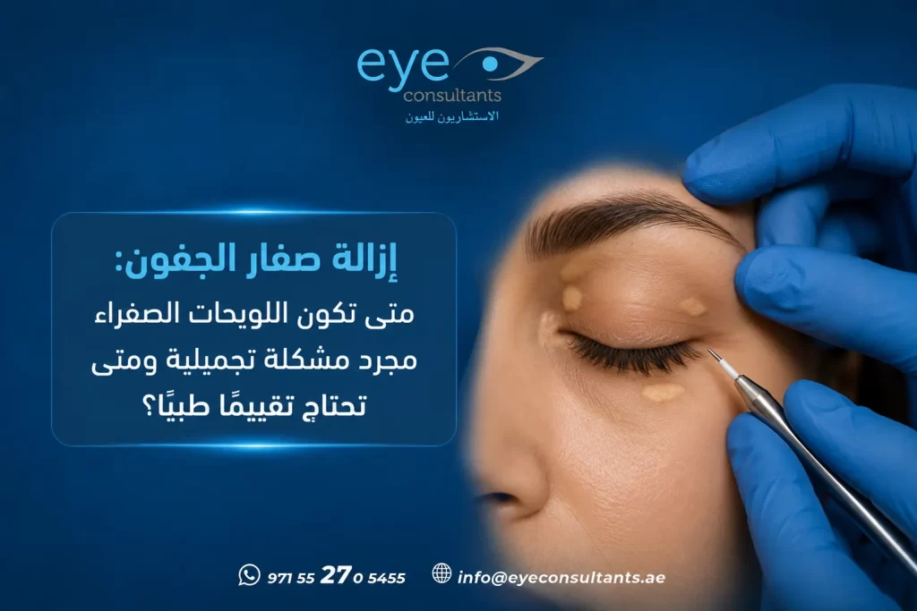 إزالة صفار الجفون