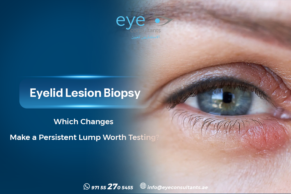 eyelid lesion biopsy