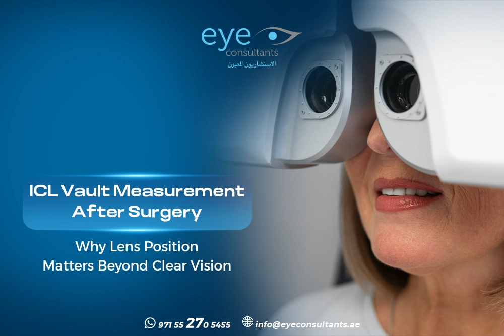 icl vault measurement after surgery