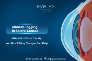 Midday Fogging in Scleral Lenses – Why Vision Turns Cloudy and How Fitting Changes Can Help