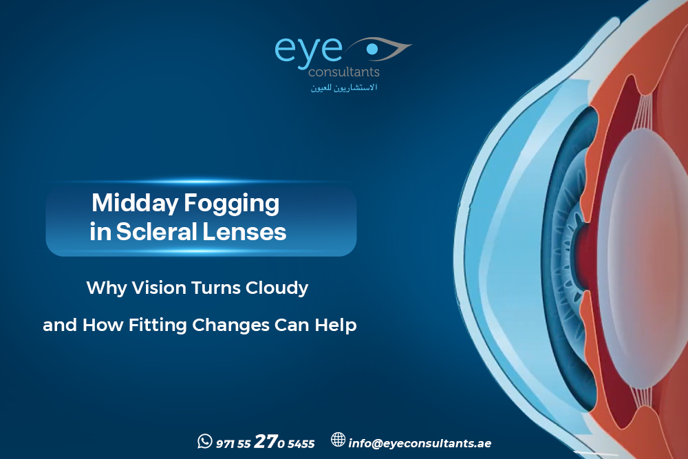 midday fogging in scleral lenses