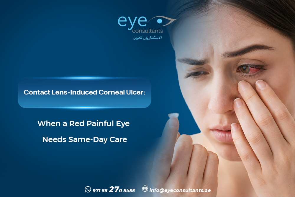 induced corneal ulcer