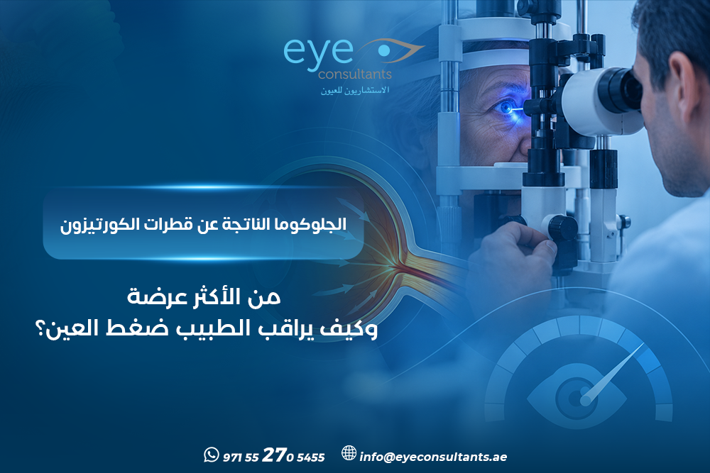 الجلوكوما وقطرات الكورتيزون